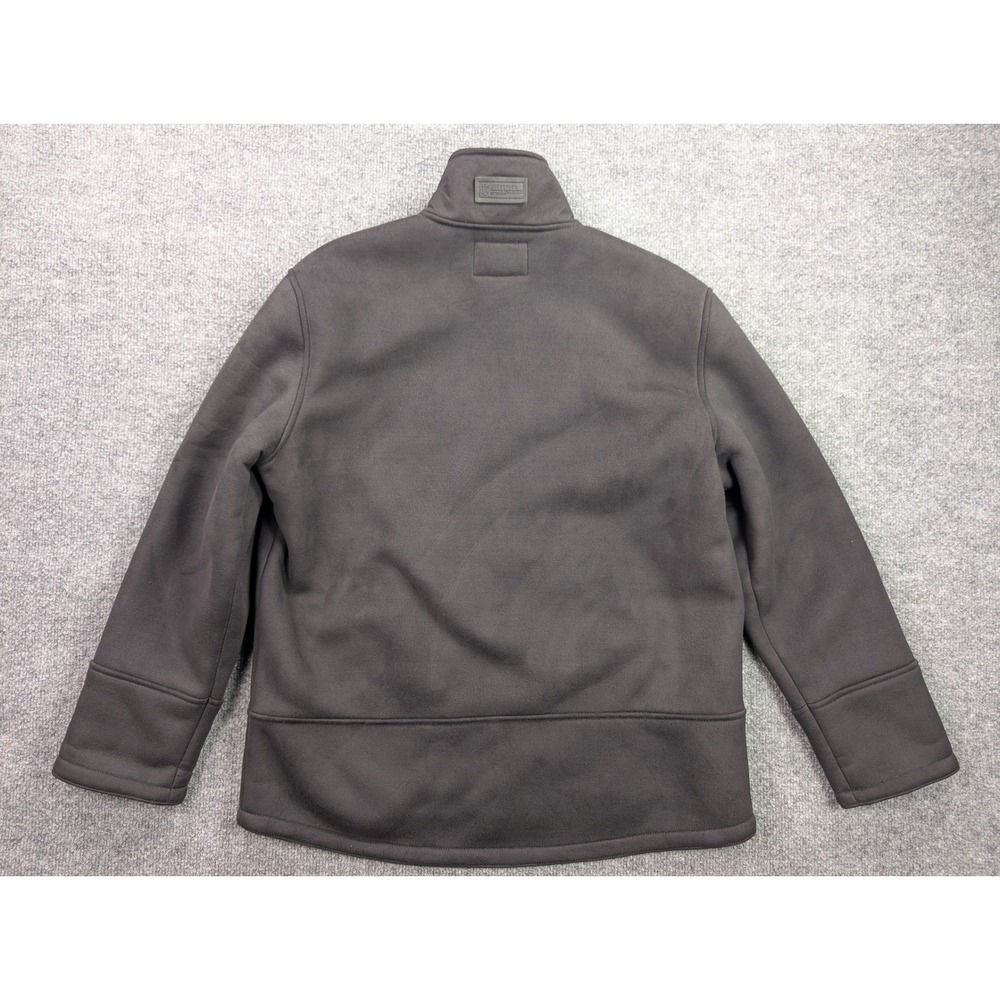 Vintage Ralph Lauren Lauren Full Zip Faux Suede Jacket Womens Large Black Coat - Picture 3 of 15